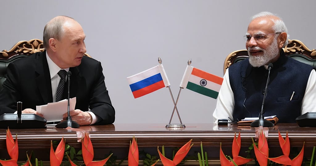 Putin says Russia and India will boost their annual trade | Africanews Putin says Russia and India will boost their annual trade | Africanews